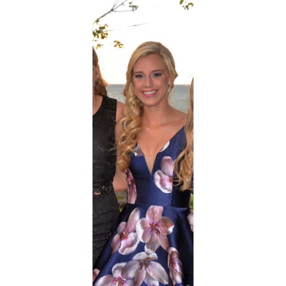 Floral Cocktail Gown - Picture 2 of 5